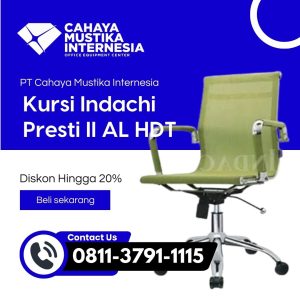 Kursi kerja Terbaru 2025 Indachi Presti II AL HDT