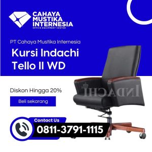 Kursi Manager Hitam Indachi Tello II WD