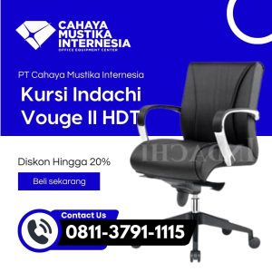 Kursi Manager Warna Hitam Indachi Vouge II HDT