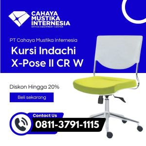 Kursi Kantor Untuk Staff Indachi X-Pose II CR W