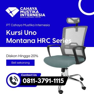 Kursi Kantor Sandaran Tinggi Uno Montana HRC Series
