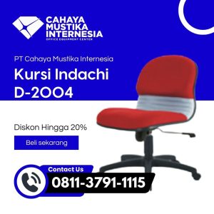 Kursi Staff Tanpa Lengan Indachi D-2004