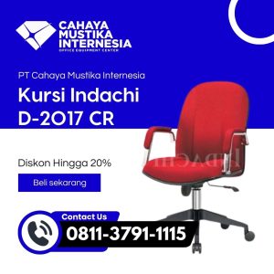 Kursi Staff Merah Indachi D-2017 CR