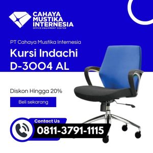 Kursi Kerja Sandaran Pendek Indachi D-3004 AL