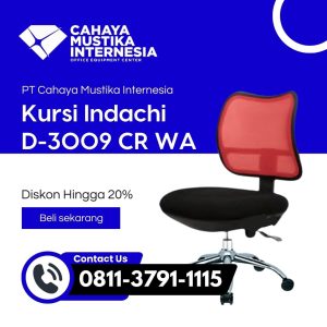 Kursi Staff Merah Indachi D-3009 CR WA